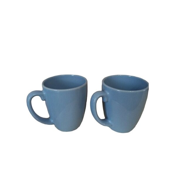 Corelle Coffee Cup Tea Everyday Mug Blue 10 oz set of 2 - Picture 2 of 6